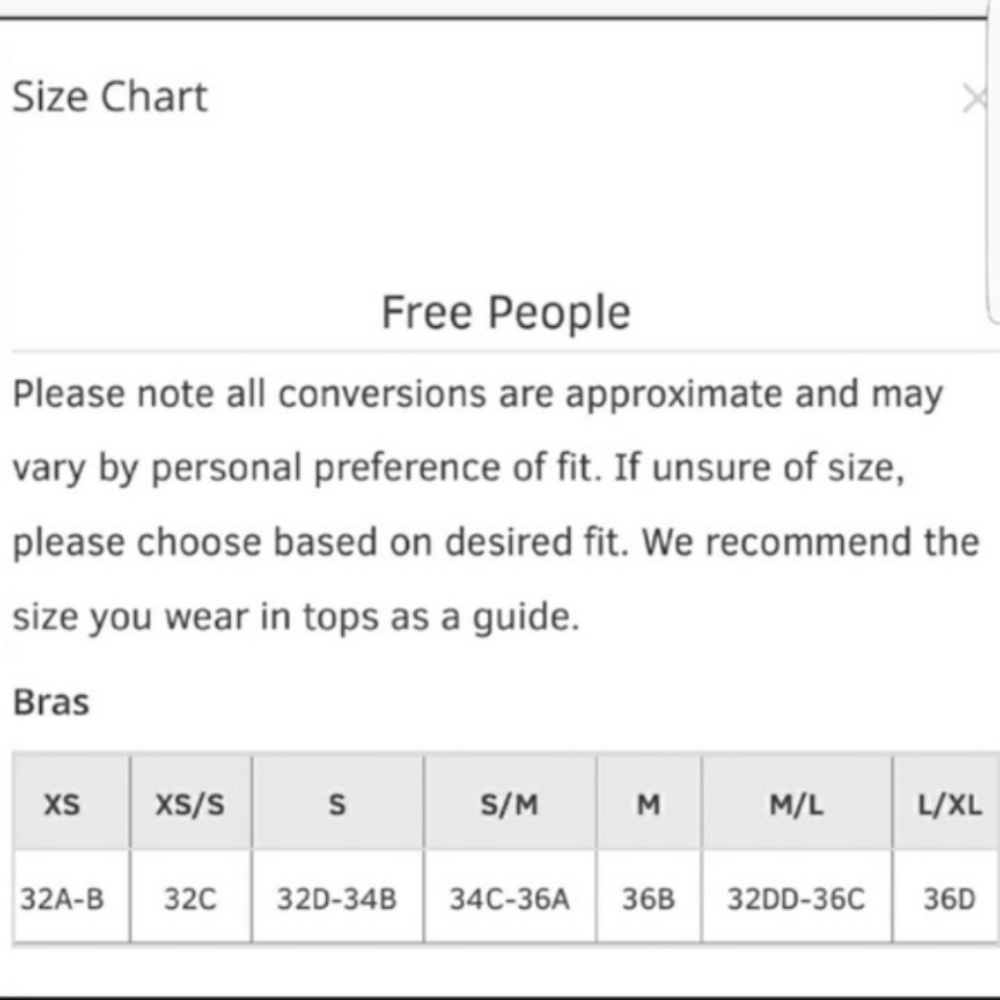 33. 🆕 Free People Deep In the Dark Bandeau Bra - Picture 6 of 10